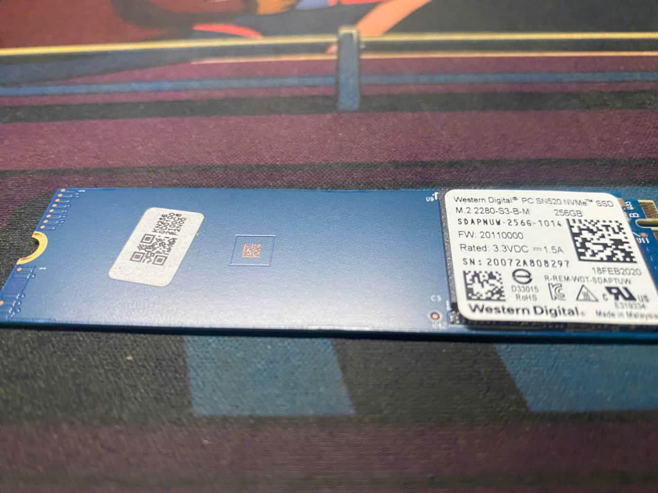 Ổ cứng SSD M2-PCIe 256GB WD SN520 NVMe 2280