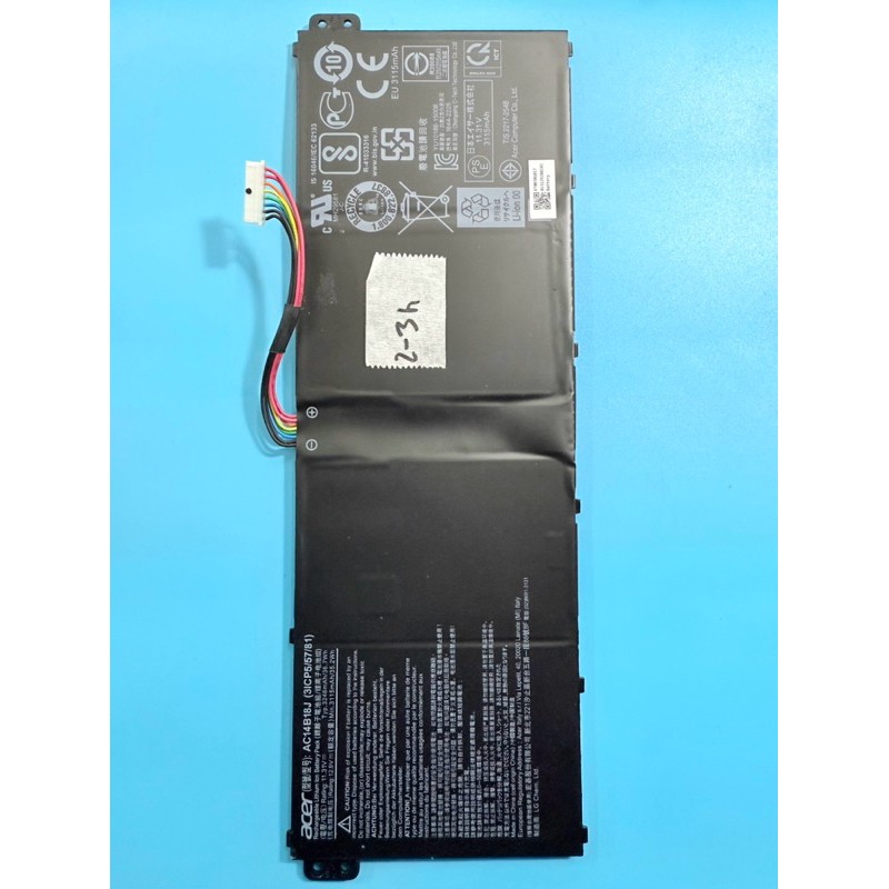 Pin Acer AC14B18J (3ICP5/57/81) Acer Aspire A315-34
